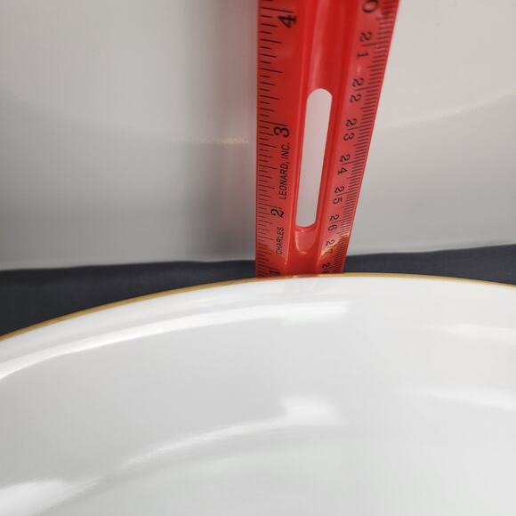 Noritake Japan 5142 LASALLE 12" Brown & White Oval Serving Platter w/ Gold Trim - Picture 7 of 7